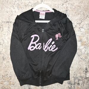 Barbie Black and Pink Kids Hoodie